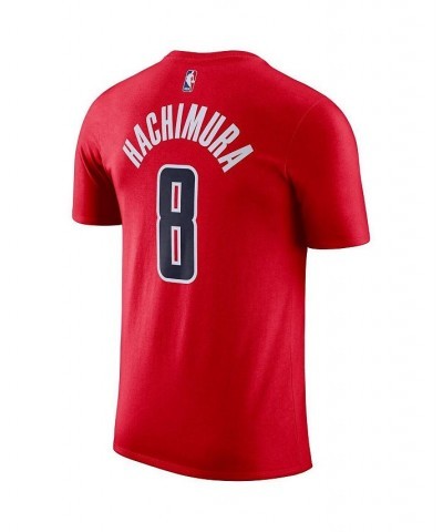 Men's Rui Hachimura Red Washington Wizards Name and Number Performance T-shirt $15.84 T-Shirts