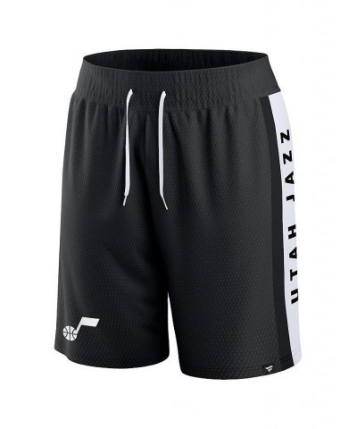 Men's Branded Black Utah Jazz Referee Iconic Mesh Shorts $21.50 Shorts