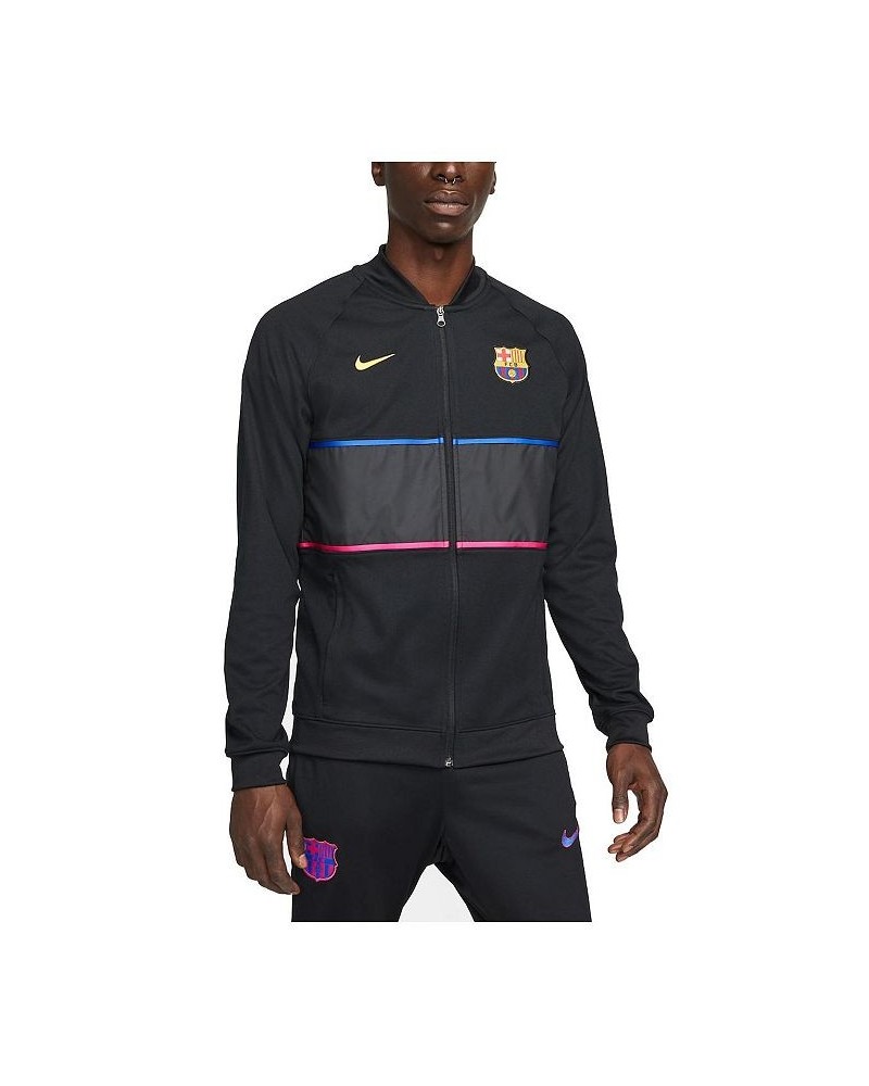 Men's Black Barcelona I96 Anthem Raglan Full-Zip Jacket $37.20 Jackets