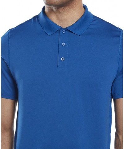 Men's Workout Ready Regular-Fit Moisture-Wicking Polo Shirt Blue $30.25 Polo Shirts