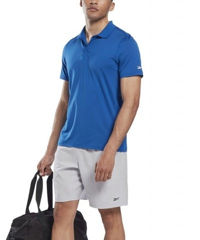 Men's Workout Ready Regular-Fit Moisture-Wicking Polo Shirt Blue $30.25 Polo Shirts