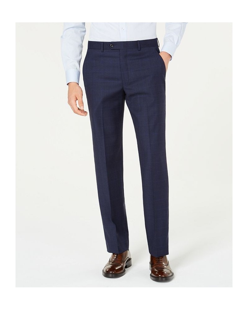 Men's Classic-Fit UltraFlex Stretch Flat Front Suit Pants PD06 $49.66 Suits