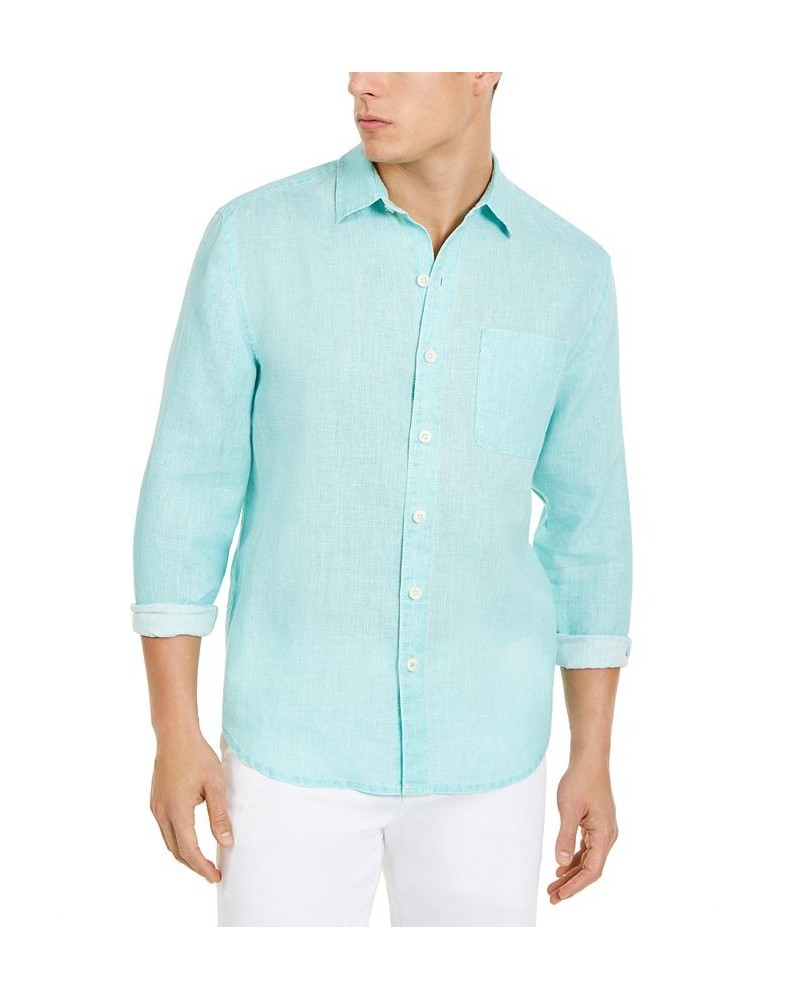 Men's Sea Glass Breezer Linen Shirt PD01 $48.00 Shirts