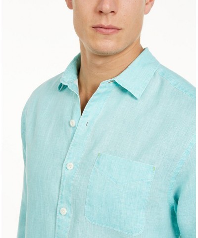 Men's Sea Glass Breezer Linen Shirt PD01 $48.00 Shirts