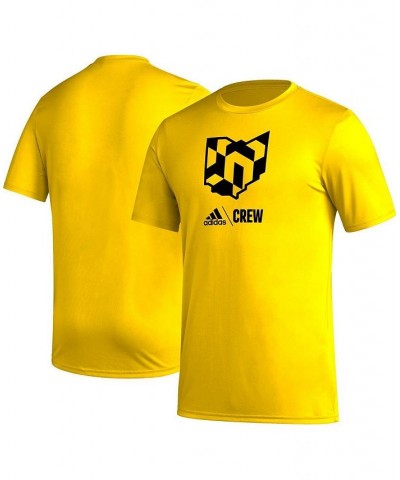 Men's Gold Columbus Crew Icon T-shirt $18.45 T-Shirts