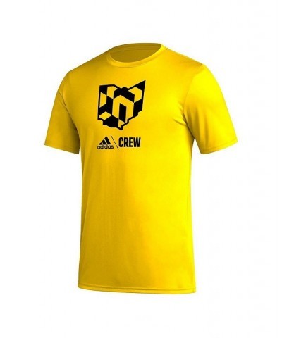 Men's Gold Columbus Crew Icon T-shirt $18.45 T-Shirts