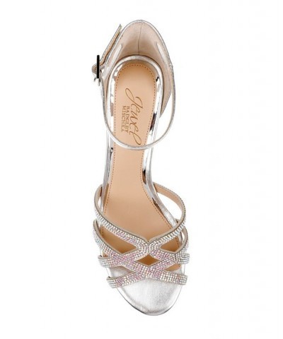 Women's Dulce Evening Sandals Silver $39.24 Shoes