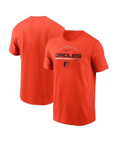 Men's Orange Baltimore Orioles Team Engineered Performance T-shirt $20.00 T-Shirts