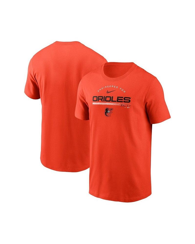 Men's Orange Baltimore Orioles Team Engineered Performance T-shirt $20.00 T-Shirts