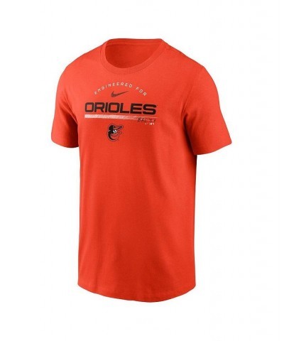 Men's Orange Baltimore Orioles Team Engineered Performance T-shirt $20.00 T-Shirts