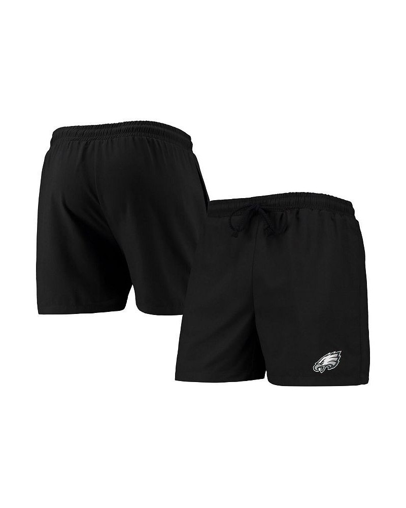 Men's Black Philadelphia Eagles Magic Print Palm Traditional Swim Shorts $29.69 Swimsuits