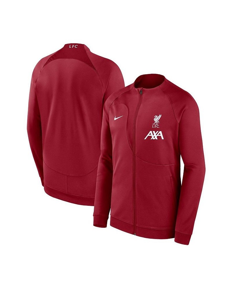 Men's Red Liverpool Academy Pro Anthem Raglan Performance Full-Zip Jacket $41.40 Jackets