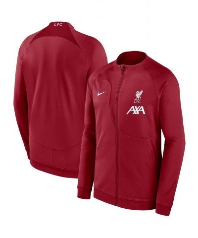 Men's Red Liverpool Academy Pro Anthem Raglan Performance Full-Zip Jacket $41.40 Jackets