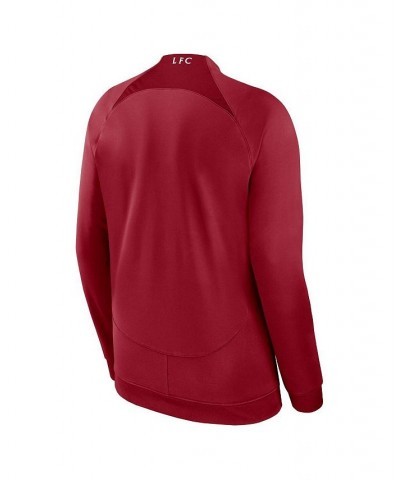 Men's Red Liverpool Academy Pro Anthem Raglan Performance Full-Zip Jacket $41.40 Jackets