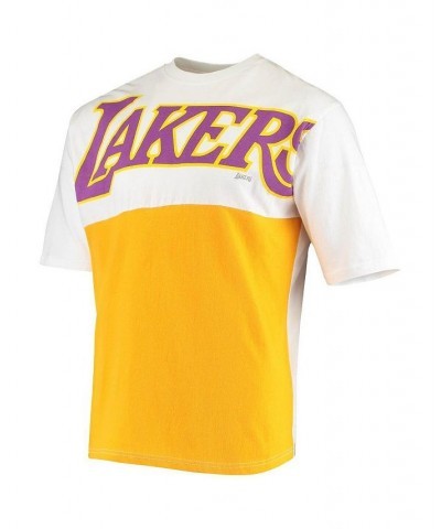 Men's Branded Anthony Davis White Los Angeles Lakers Yoke T-shirt $18.71 T-Shirts