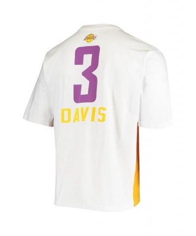 Men's Branded Anthony Davis White Los Angeles Lakers Yoke T-shirt $18.71 T-Shirts