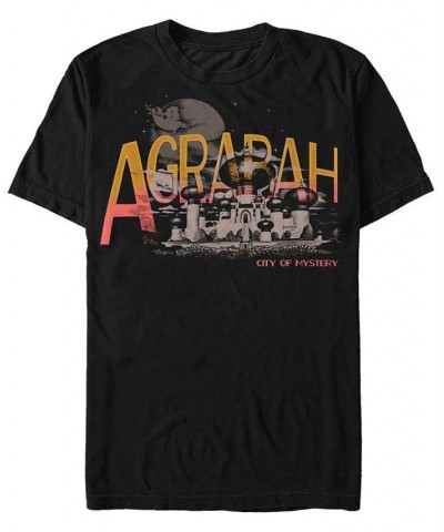 Disney Men’s Aladdin Live Action Agrabah City Short Sleeve T-Shirt Black $19.24 T-Shirts