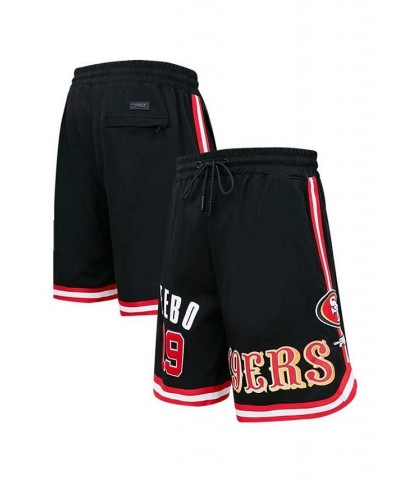 Men's Deebo Samuel Black San Francisco 49ers Player Name and Number Shorts $61.10 Shorts