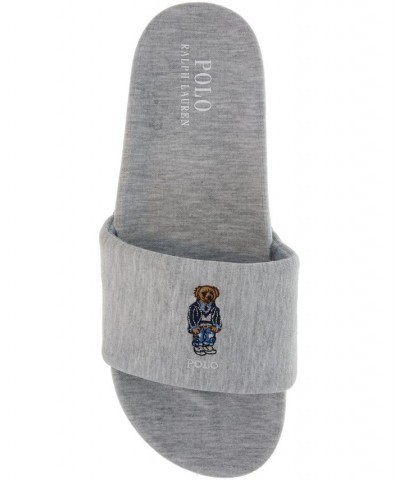 Men's Hendrick Bear Jersey Slide Gray $38.40 Shoes