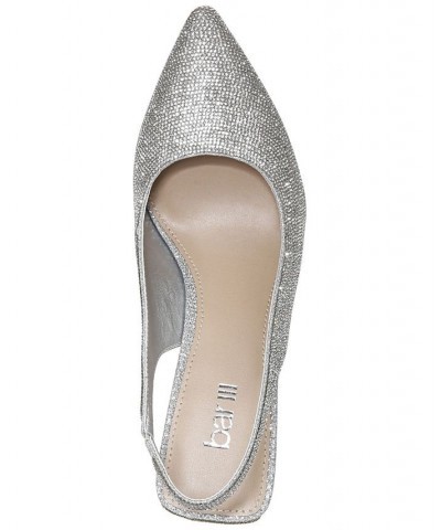 Women's Arrica Slingback Pumps White $25.39 Shoes