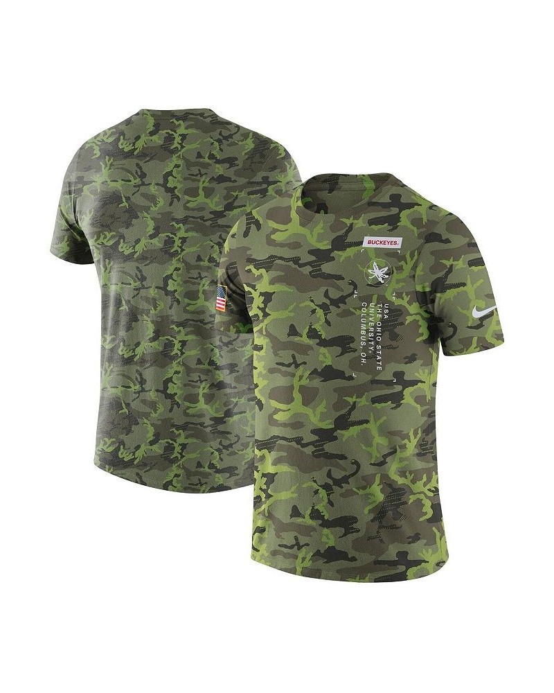 Men's Camo Ohio State Buckeyes Military-Inspired T-shirt $23.84 T-Shirts