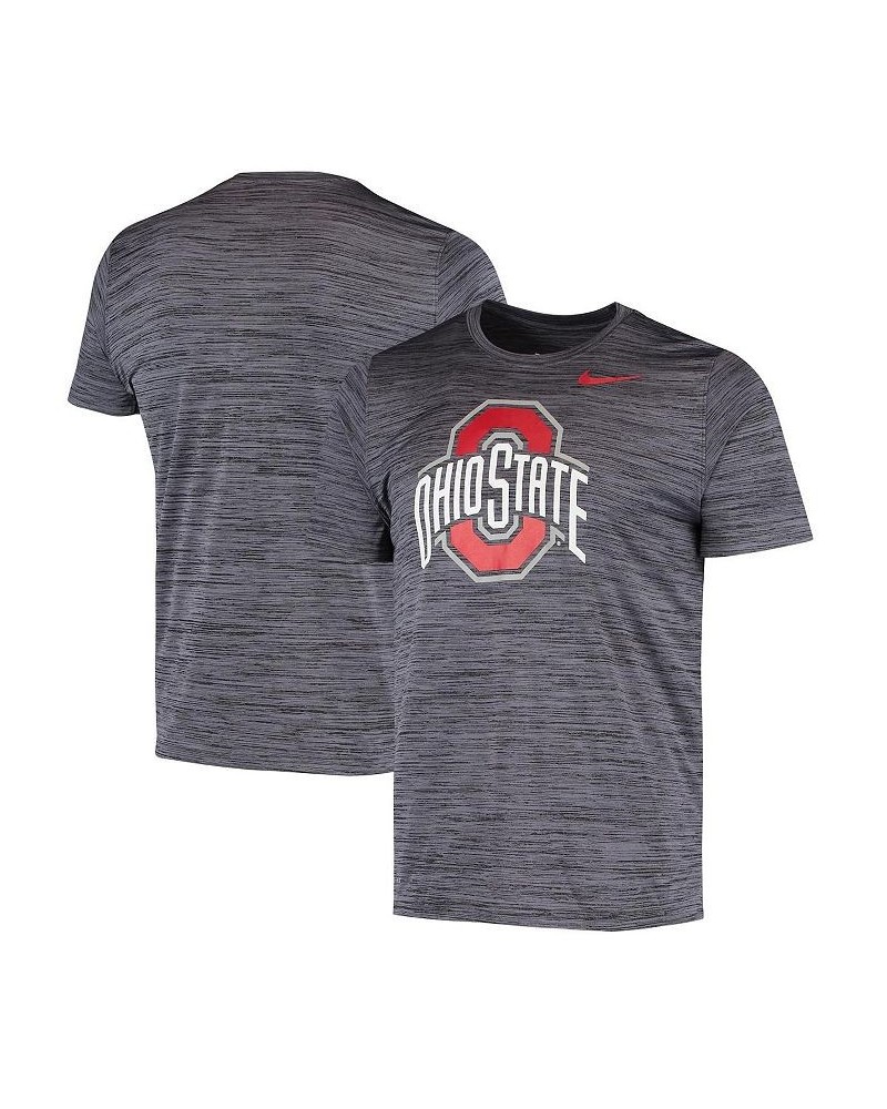 Men's Black Ohio State Buckeyes Logo Velocity Legend Performance T-shirt $22.55 T-Shirts