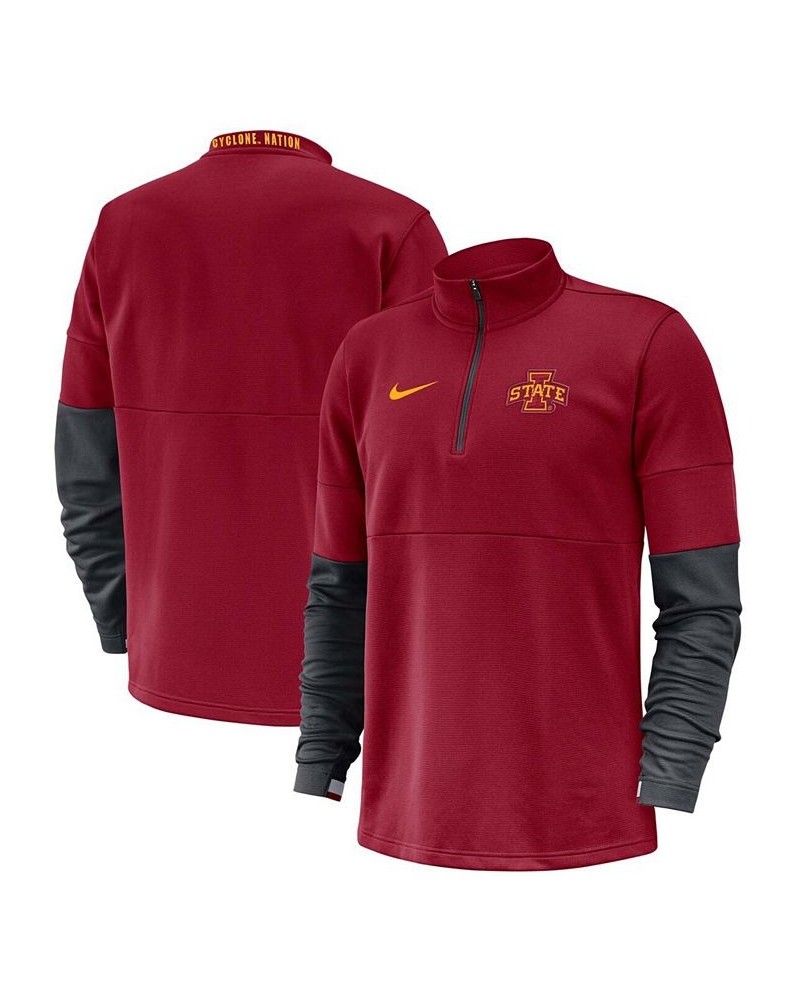 Men's Iowa State Cyclones Coaches Quarter-Zip Performance Jacket $50.34 Jackets