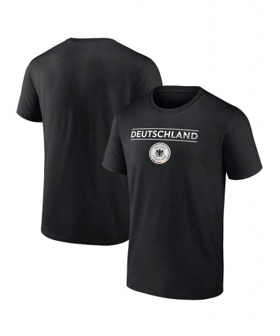 Men's Branded Black Germany National Team Iconic T-shirt $15.58 T-Shirts