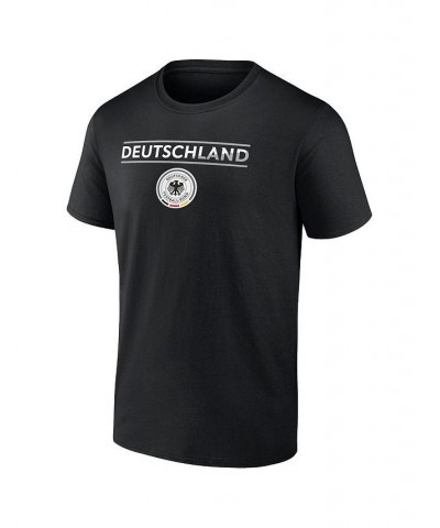 Men's Branded Black Germany National Team Iconic T-shirt $15.58 T-Shirts