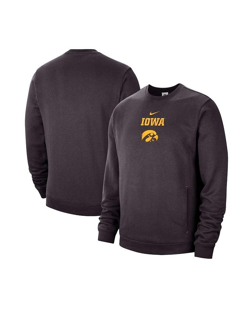 Men's Charcoal Iowa Hawkeyes Campus Block Club Pullover Sweatshirt $42.89 Sweatshirt