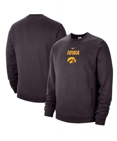 Men's Charcoal Iowa Hawkeyes Campus Block Club Pullover Sweatshirt $42.89 Sweatshirt