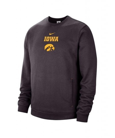 Men's Charcoal Iowa Hawkeyes Campus Block Club Pullover Sweatshirt $42.89 Sweatshirt