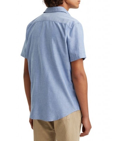 Men's Classic 1 Pocket Regular Fit Short Sleeve Shirt PD11 $25.85 Shirts