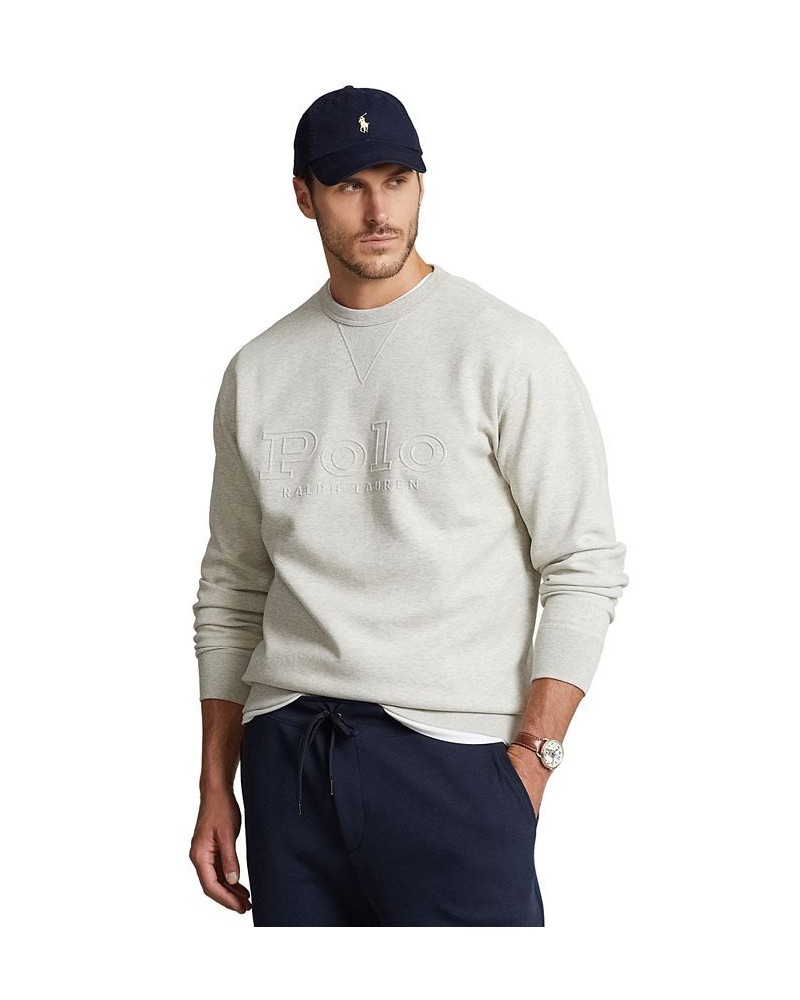 Men's Big & Tall Logo Double-Knit Sweatshirt Gray $29.14 Sweatshirt