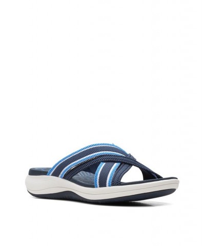 Women's Cloudsteppers Mira Isle Sandals Blue $35.25 Shoes