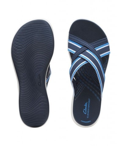 Women's Cloudsteppers Mira Isle Sandals Blue $35.25 Shoes