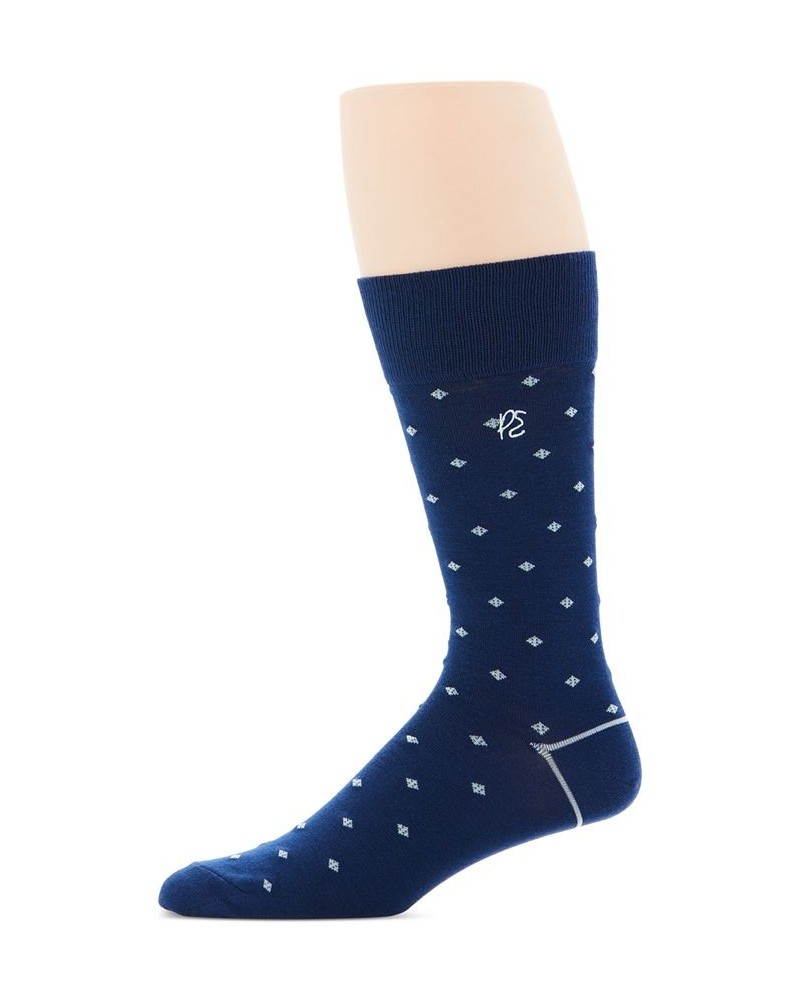 Men's Moisture-Wicking Neat Crew Socks White $10.60 Socks