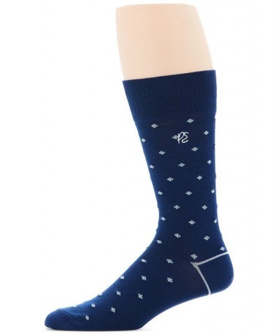 Men's Moisture-Wicking Neat Crew Socks White $10.60 Socks