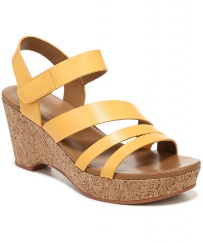 Cynthia Ankle Strap Sandals Yellow $67.50 Shoes