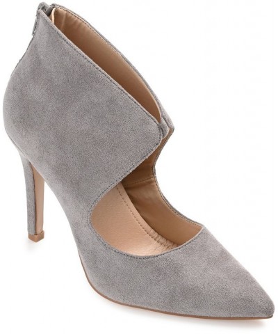 Women's Junniper Keyhole Stilettos Grey $51.70 Shoes