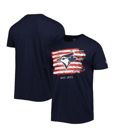 Men's Navy Toronto Blue Jays 4th of July Jersey T-shirt $27.83 T-Shirts