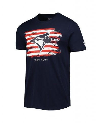 Men's Navy Toronto Blue Jays 4th of July Jersey T-shirt $27.83 T-Shirts