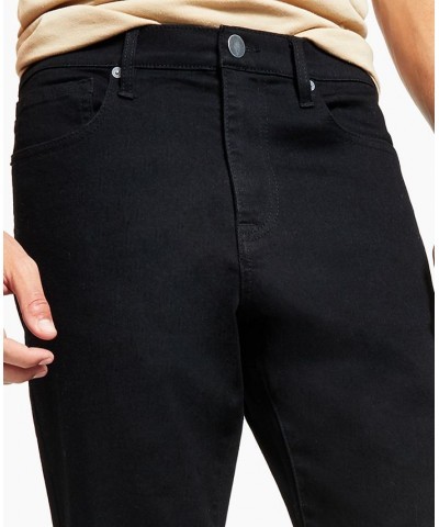 Men's Straight-Fit Stretch Jeans Black $17.84 Jeans