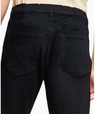 Men's Straight-Fit Stretch Jeans Black $17.84 Jeans