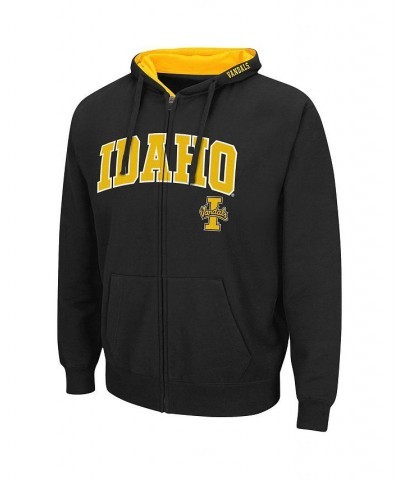 Men's Black Idaho Vandals Arch and Logo 3.0 Full-Zip Hoodie $24.00 Sweatshirt