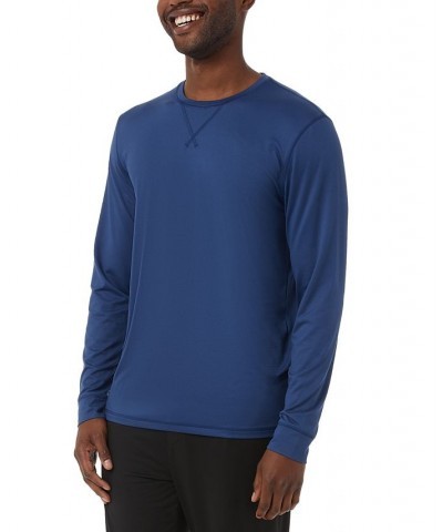 Men's Crewneck Long-Sleeve Pajama Shirt Space $12.58 Pajama