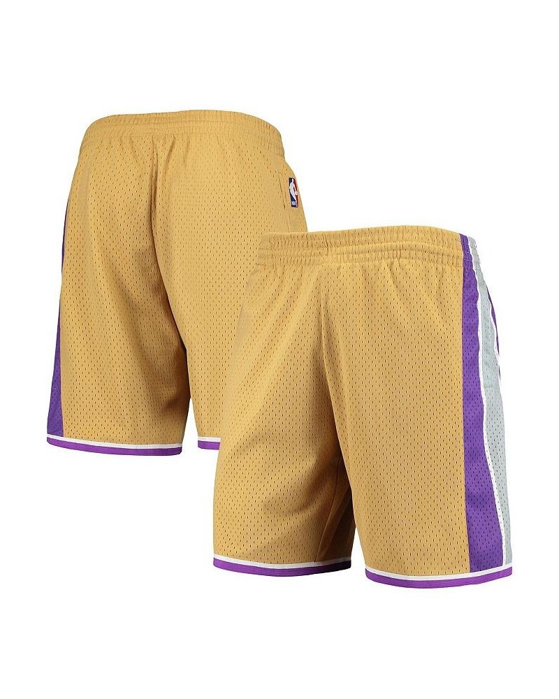 Men's Gold Sacramento Kings 2005-06 Hardwood Classics Swingman Shorts $38.49 Shorts