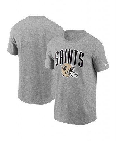 Men's Heathered Gray New Orleans Saints Team Athletic T-shirt $23.39 T-Shirts