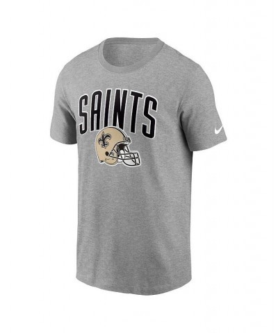 Men's Heathered Gray New Orleans Saints Team Athletic T-shirt $23.39 T-Shirts