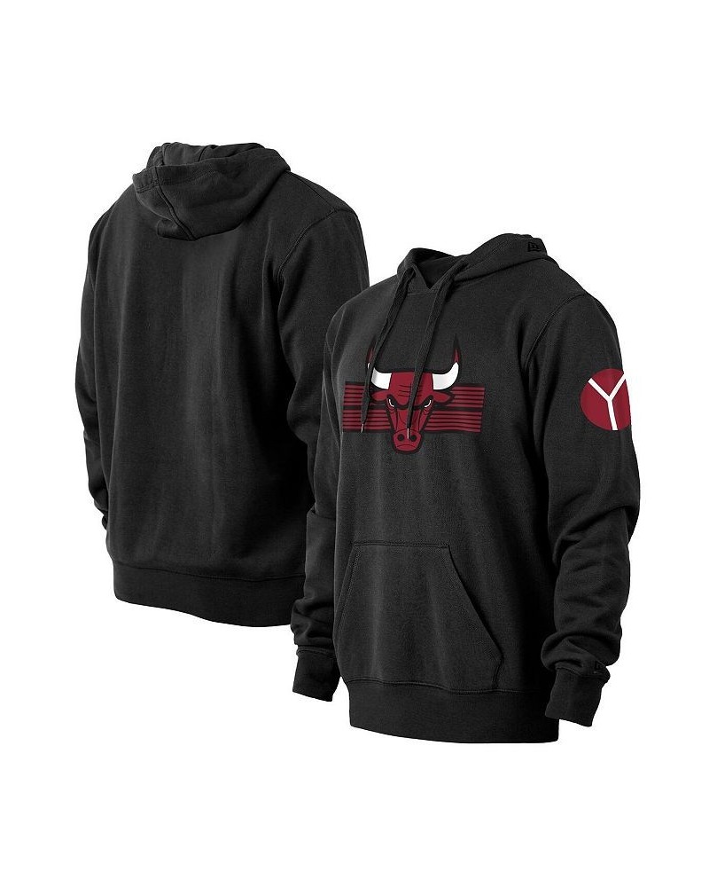 Men's Black Chicago Bulls 2022/23 City Edition Big and Tall Pullover Hoodie $43.61 Sweatshirt